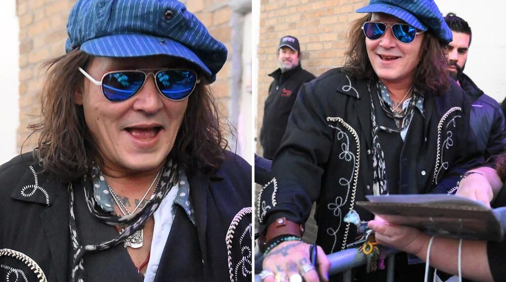 Johnny Depp unrecognizable as he poses for selfies with fans | Pop ...