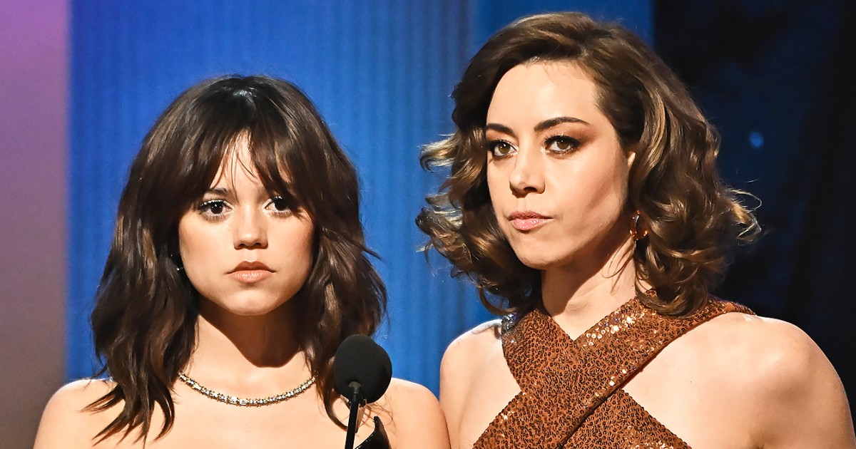 Jenna Ortega And Aubrey Plaza Made The Perfect Pair At SAG Awards Pop Culturely