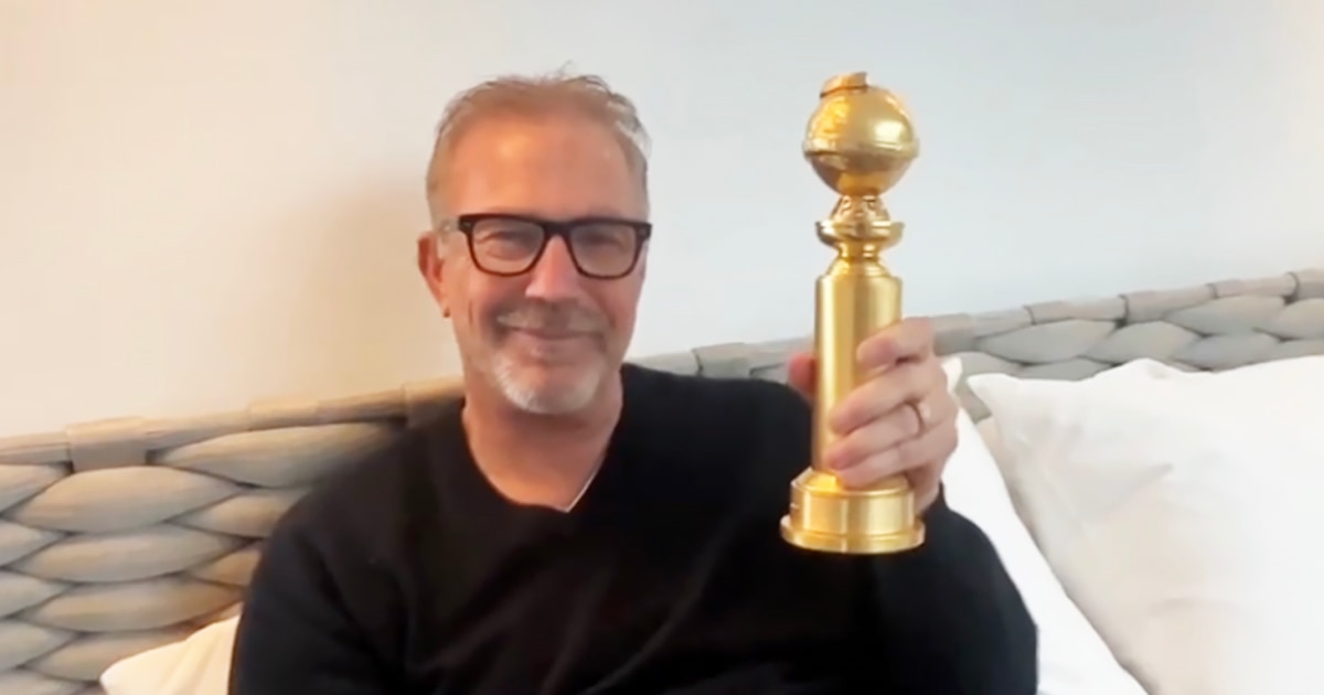 See Kevin Costner Give His Golden Globes Acceptance Speech From Bed