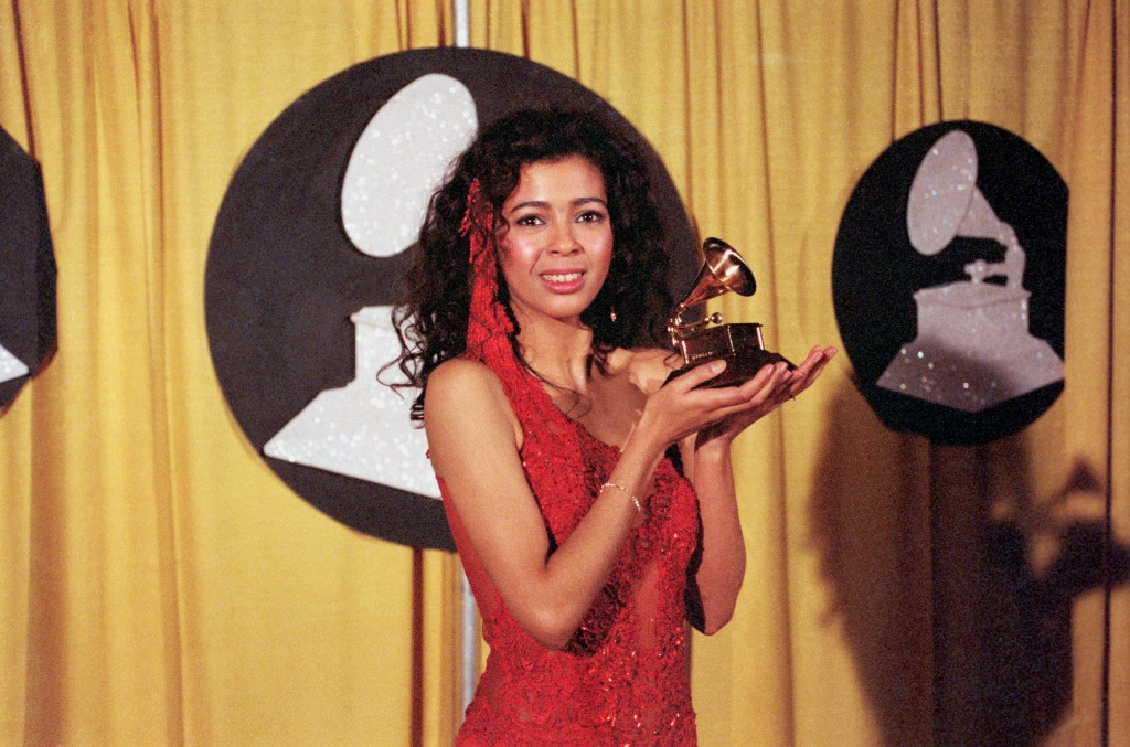 Irene Cara at the 1984 Grammys.