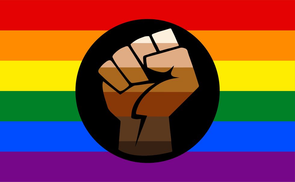 pride flags, queer people of color flag